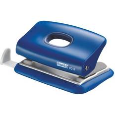 Hullemaskiner på tilbud Rapid Hulapparat FC10 Mini 2-huls 10 ark, Akva blå, 23638502
