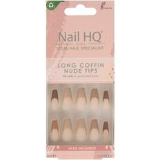 Consigli Nail HQ Long Coffin Nude Tips 24 pz