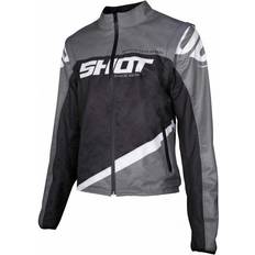 Shot Softshell Lite Giacca Motocross, nero-grigio, dimensione per uomo