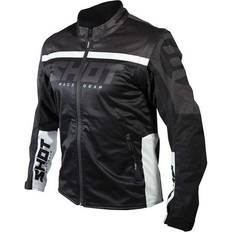 Vêtements de pêche Shot Softshell Lite 2.0 Veste Motocross, noir-blanc, taille pour Hommes