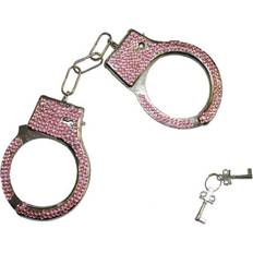 Grey Cuffs & Ropes Pink Rhinestone Handcuffs instock FY51178