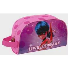 Safta Skoletoilettaske Lady Bug Fuchsia (26 x 16 x 9 cm)