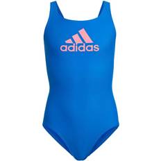 Rojo Trajes de baño Adidas Yg Bos Suit Globlu/blipnk Unisex Natación Azul