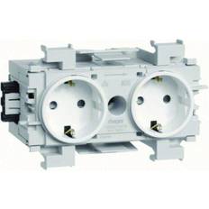 Hager Stikkontakter & Afbrydere Hager Stikkontakt ecoline 2XSCHUKO front