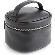 Sminkevesker Compact Leather Cosmetic Bag Black one-size