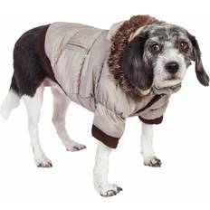 Petlife Metallic Fashion Parka Dog Coat
