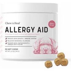 Chew + Heal Allergy Aid Dog Supplement, Count of 90