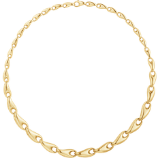 Georg Jensen Herr Halsband Georg Jensen Reflect Link Necklace - Gold