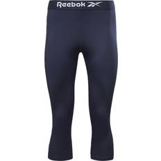 Reebok Panty's Reebok Wor Commercial Capri Leggings - Blauw