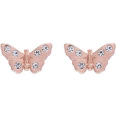 Olivia Burton Kvinnors 3D Butterfly Samling Stud Örhängen - Rose Gold