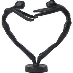 Speedtsberg Hjerte, metalfigur (sort) Dekorationsfigur