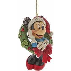 Polystone Juldekorationer Disney Mickey Mouse Wreath Julgranspynt 8cm