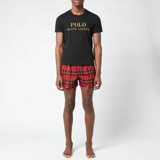 Kulta - Mies Pyjamat Polo Ralph Lauren Cotton T-Shirt & Short Sleep Set