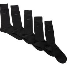 HUGO BOSS Homme Chaussettes HUGO BOSS Black 5-Pack Uni Color Cc 50478221