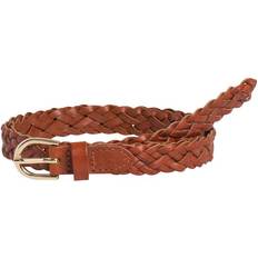 Goud Riemen Pieces Avery Leather Braided Slim Belt