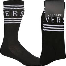 Versace Chaussettes Versace Logo Sport Sock White/Black