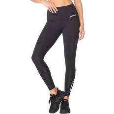 2xu hi rise compression tights dame 2XU Hi-Rise Compression Tights Kvinde Black/silver