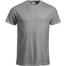 Herr - Silver T-shirts Clique New Classic-T Herr Gråmel