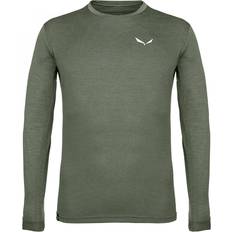 Grün T-Shirts Salewa Puez Melange Dry Longsleeve - Schwarz