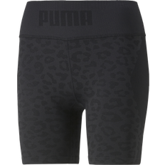 Puma Formknit Seamless 5" Short - Black/Leopard Print