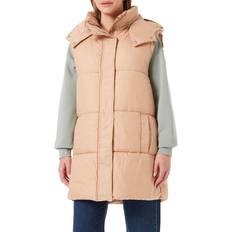 Beige - Nainen Liivit Only Onlnewtahoe Coat Cc Otw - Black