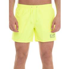 Giallo Costumi da bagno EA7 Costume Boxer Con Logo - Blu Scuro