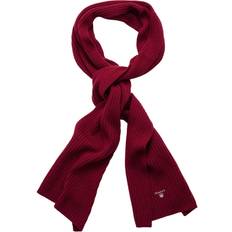 Gant Women Scarfs Gant Classic Wool Knit Ribbed Scarf, Melange One