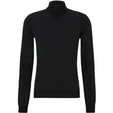 HUGO BOSS Grå Sweatere HUGO BOSS Slim-fit rollneck sweater in virgin wool