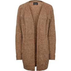 Pieces Ellen Longline Cardigan - Fossil