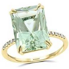 Bloomingdale's Women's Ring - Prasiolite/Diamonds