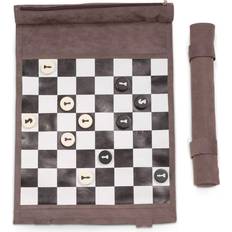 Bey-Berk Jones Roll-Up Chess Set GRAY