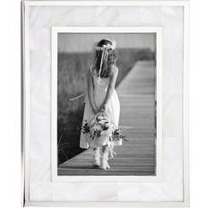 White Interior Details Reed & Barton (R) Mother Of Pearl(tm) Picture Frame