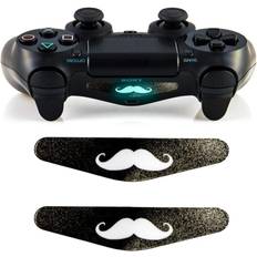 Controller Decal Stickers giZmoZ n gadgetZ PS4 2xLED DualShock 5 Controller Light Bar Decal Sticker - Moustache Bar