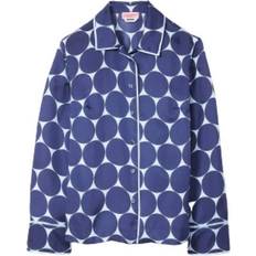 Kate Spade Joy Dot Silk Twill Shirt - Citrine Blue