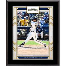 Fanatics Christian Yelich Milwaukee Brewers Sublimated Player Plaque