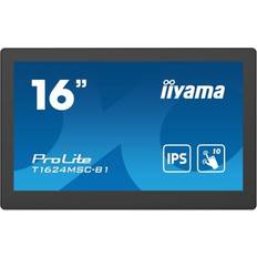 170.0 ° Monitors Iiyama T1624MSC-B1