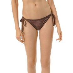 Michael Kors Logo Bikini Bottom - Chocolate