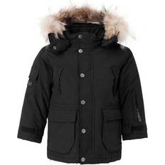 Ver De Terre Barnkläder Ver De Terre Eskimo Jacket with Fur - Black (302-099)