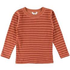 Jungen Blusen & Tuniken Joha Wool Blouse - Red Striped (15125-246-7091)