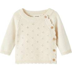 80 - Babys Strickpullover Lil'Atelier Laguna Sweater - Turtledove