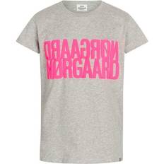 Mads nørgaard pige Mads Nørgaard Tuvina Single Organic T-shirt - Grey Melange (201692-14)