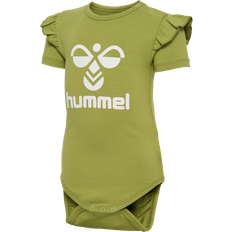 18-24M Bodys Hummel Dream Ruffle Body S/S - Green Olive (219362-6156)