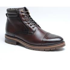 Ankle Boots Johnston & Murphy XC Flex Cody Cap Toe Lace-Up - Mahogany Full Grain