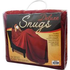 MikaMax Snugs Deluxe Tæppe Brun, Rød (215x150cm)