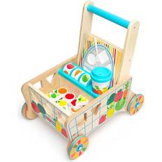 Legno Passeggini per Bambini Melissa & Doug Wooden Shape Sorting Grocery Cart