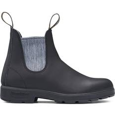 Textile - Unisex Chelsea Boots Blundstone Stout - Black/Grey Wash Leather