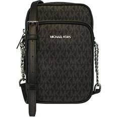 Michael Kors Jet Set Travel Medium Logo Crossbody Bag - Black