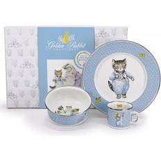 Machine Washable Baby Dinnerware Golden Rabbit Tom Kitten Child Set