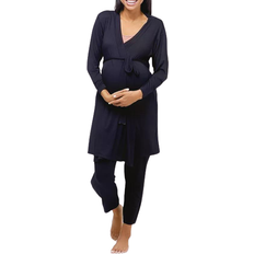 Nom Maternity Second Skin Maternity Robe Black