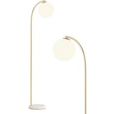 Arc lamp marble base Brightech Luna Drop Floor Lamp 75"